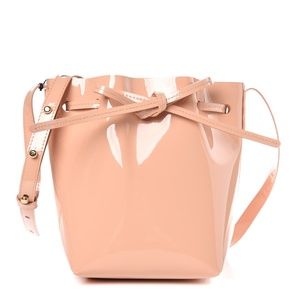 Mansur Gavriel Patent Calfskin Mini Mini Bucket